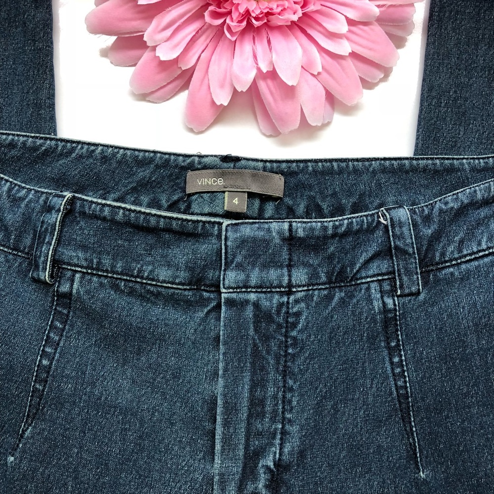 Vince Skinny Ankle Zip Denim Jeans - Picture 3 of 7